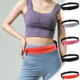 thumbnail image 1 of Yhmxh Running Belt Fanny Pack, Exercise Waist Pack for Women and Men, Slim Runners Fanny Pack Phone Holder, Waist Belt for Workout Jogging Hiking Cycling, Money Belt Running Gear Accessories (Black), 1 of 7