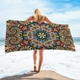 thumbnail image 1 of Yhmxh Sand Free Beach Towels, 30x60 Inch Quick Dry Microfiber Pool Towels with Geometric Pattern, Oversized High Absorbent Sturdy Beach Blanket for Swimming, Yoga, Hiking, Camping, 1 of 5