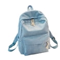 thumbnail image 1 of Yhmxh Schoolbag School Backpack Large Corduroy Backpack Lightweight Backpack Elementary School Backpacks College Bag Travel Daypack for Women, Shoulder Bag with Adjustable Shoulder Strap, 1 of 6