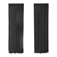thumbnail image 1 of Yhmxh Semi Light Filtering Sheer Curtains Backdrop Curtains, Wrinkle-Free Sheer Chiffon Fabric Curtain for Wedding Ceremony Arch Party Stage Photography Decorations 39.4W x 51.2L, 1 Panels, 1 of 6