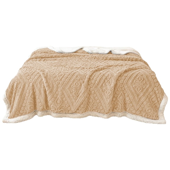 Yhmxh Sherpa Fleece Blanket 60x80 inch, Soft Fluffy Warm Cozy Plush Fuzzy Blanket, Ultra Soft Twin Size Throw Blanket for All Season, Cozy Plush Floral Blanket for Bed Couch Sofa Office Camping