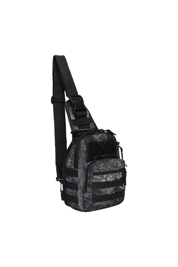 Small Sling Crossbody Backpack Shoulder Bag, Messenger bag for Men, Waterproof Bags for Men Women,Canvas Strap Backpack Sling Bag for Outdoor Casual Hiking Daypack Sports