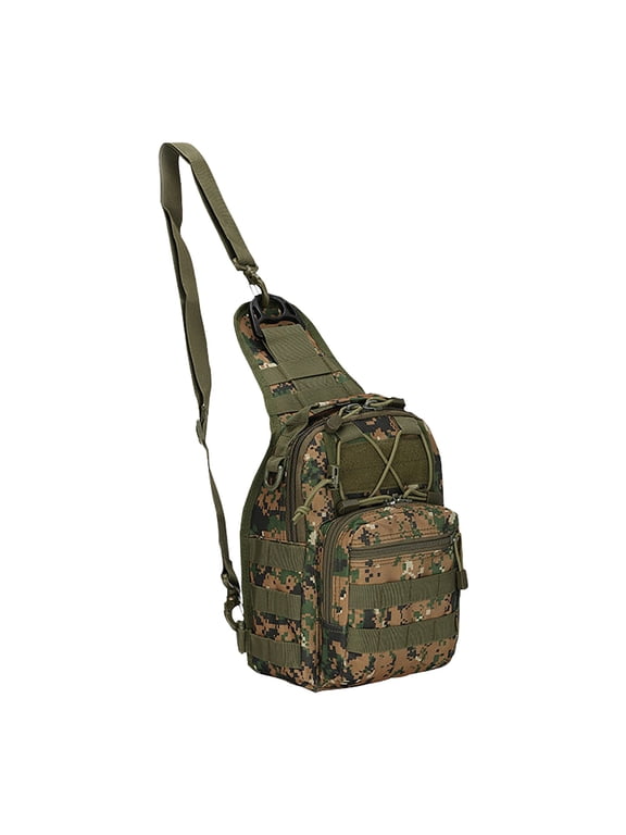 Small Sling Crossbody Backpack Shoulder Bag, Messenger bag for Men, Waterproof Bags for Men Women,Canvas Strap Backpack Sling Bag for Outdoor Casual Hiking Daypack Sports