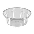 thumbnail image 1 of Yhmxh Small Wash Basins, Plastic Round Clear Washbasin, Portable Laundry Hand Wash Dish Pan, Stackable Space Saving Camping Washing Tub for Kitchen, Washing Storage Cleaning Supplies, 9x6.6x3.5in, 1 of 6