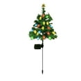 thumbnail image 1 of Yhmxh Solar Christmas Tree Lights Decorations, Christmas Outdoor Waterproof Xmas Tree Pathway Stake Lights with 20 LED, Christmas Solar Stake Lights Cemetery Christmas Tree for Garden/Patio/Lawn/Yard, 1 of 6