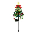 thumbnail image 1 of Yhmxh Solar Christmas Tree Lights Decorations, Christmas Outdoor Waterproof Xmas Tree Pathway Stake Lights with 20 LED, Christmas Solar Stake Lights Cemetery Christmas Tree for Garden/Patio/Lawn/Yard, 1 of 6