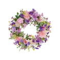 thumbnail image 1 of Yhmxh Spring Summer Wreaths for Front Door, Artificial Flower Door Wreaths, Artifical Floral Flowers Wreath with Hydrangea, Rose, Large Wreaths for Spring Summer Outdoor Home Decor, 1 of 6