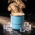 thumbnail image 1 of Yhmxh Stackable Stainless Steel Coffee Cup, 9.5 oz Portable Mini Metal Tumbler, Unlined Reusable Water Mug for Coffee Tea Beverage, Lightweight Outdoor Camping Office Drinking Cup 280ml, 1 of 6