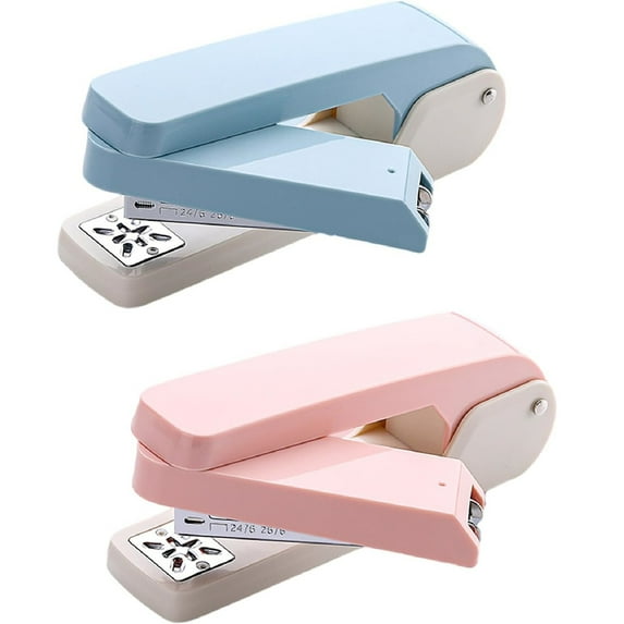 Yhmxh Swing-Arm Stapler Heavy Duty, 360° Rotating Full Strip Staplers for Desk, 25 Sheet Capacity, No Jam Non-Slip Office Stapler for Workslet Brochures Newspapers Leaflets Document