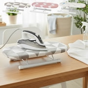 Yhmxh Tabletop Ironing Board, Portable Mini Ironing Board for Sewing, Foldable Space-Saving Mini Ironing Board Home Travel Sleeve Cuffs Collars Handling Table for Sewing, Craft Room, Household, Dorm