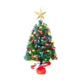 thumbnail image 1 of Yhmxh Tabletop Mini Christmas Tree, Mini Xmas Pine Tree with LED String Lights, Miniature Pine Christmas Tree with Hanging Ornament, Battery Operated Artificial Xmas Tree, Xmas Decoration Tree Decor, 1 of 6