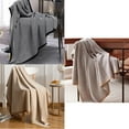 thumbnail image 1 of Yhmxh Throw Blanket for Bed, 60"x80" Cotton Blanket Comfy Blanket for Bedroom, Comforter Soft & Cozy Bed Blanket, Decorative Throw Cotton Blankets for Living Room & Bedroom, Woven Twin Blankets, 1 of 7