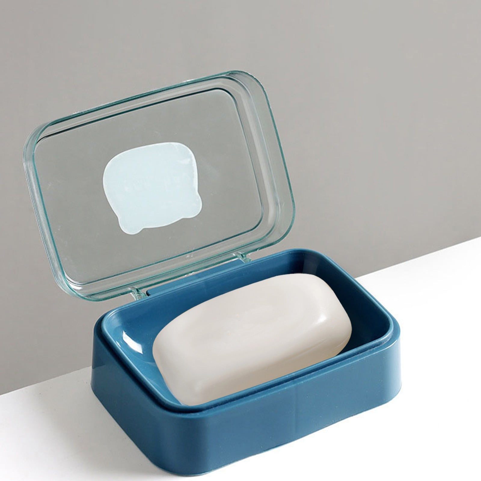 Yhmxh Travel Soap Dish with Lid, Draining Soap Bar Holder with Bottom — free download