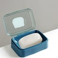 thumbnail image 1 of Yhmxh Travel Soap Dish with Lid, Draining Soap Bar Holder with Bottom Draining Layer for Bathroom, Efficient Drainage Soap Case for Traveling, Camping, Outdoor, Gym, Bathroom, 1 of 6