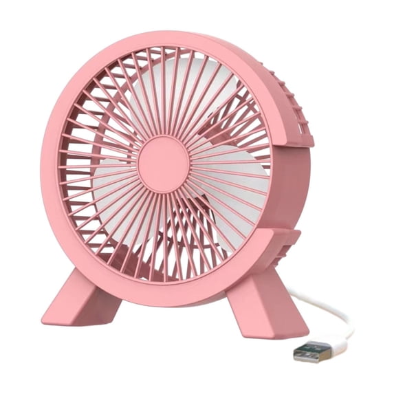 Yhmxh USB-Powered Mini Desk Fan, 4.8-Inch Compact Cooling Fans for Office, Portable Personal Table Plugfans, Desktop Air Circulator Fan for Bedroom Indoor Car Office