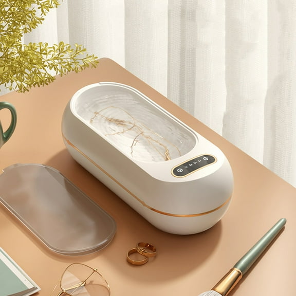 Yhmxh Ultrasonic Jewelry Cleaner, 48KHz Professional Chargeable Ultrasonic Cleaner with Digital Timer, Jewelry Ultrasonic Machine for Eyeglasses, Watch, Ring, Dentures, Dental Retainer, Jewelry