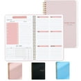 thumbnail image 1 of Yhmxh Undated Weekly Planner Calendar, 5.9"x 8.2” Weekly Weekly Goals Notepad Weekly View Organizer, Twin-Wire Binding, Flexible Cover, Blank Notes Pages for Goal-Setting Office Supplies, 1 of 7