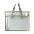 thumbnail image 1 of Yhmxh Vertical File Folder with Handle, Portable Expanding Accordion Folder Handbag with 13 Pockets and Color Tabs, Multi Pocket File Organizer Letter Size for Easy Backpack Access (Green), 1 of 6