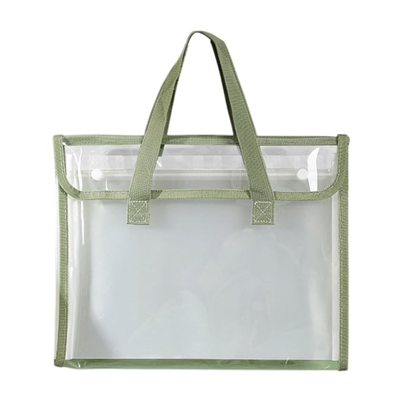 Yhmxh Vertical File Folder with Handle, Portable Expanding Accordion Folder Handbag with 13 Pockets and Color Tabs, Multi Pocket File Organizer Letter Size for Easy Backpack Access (Green)
