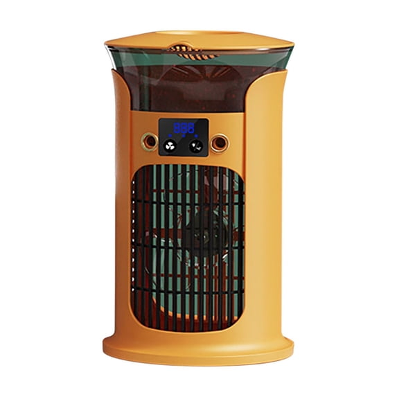 Yhmxh Vintage Mailbox Desktop Air Cooler, 10-Inch USB-Powered Cool Mist Fan with 3 Speeds & Digital Display, Portable Compact Humidifying Cooling Fans for Office, Dorm & Home Decor