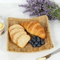 thumbnail image 1 of Yhmxh Wicker Bread Baskets, Rectangular Display Baskets, Hand Woven Food Storage Room Organizer, Imitation Rattan Fruit Basket for Fruit Vegetables Snack Decorative Kitchen Restaurant, 1 of 6