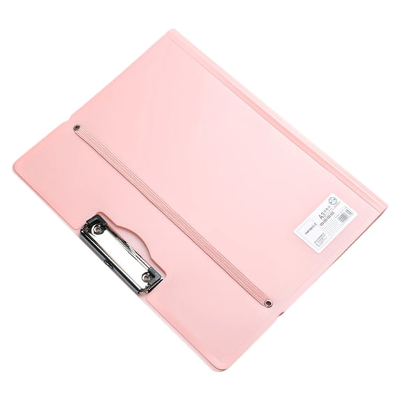 Yhmxh lipboards Foldable, 360°Cover Folder Clipboard, Plastic Clip Board with Low Profile Clip and Fixed Belt, A4 Size File Folder Storag Clipboard for A3 A4 Paper, Clip Boards for Office Supplies