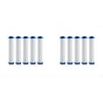 thumbnail image 1 of Yhuaoa 10PCS Drivse Showerhead Filters Shower Head Filters Iondrops Filtered Showerhead Hard Water Softener Filtered Sediment Cartridge Water Filter Core Cotton For Handheld Showerheads, 1 of 5