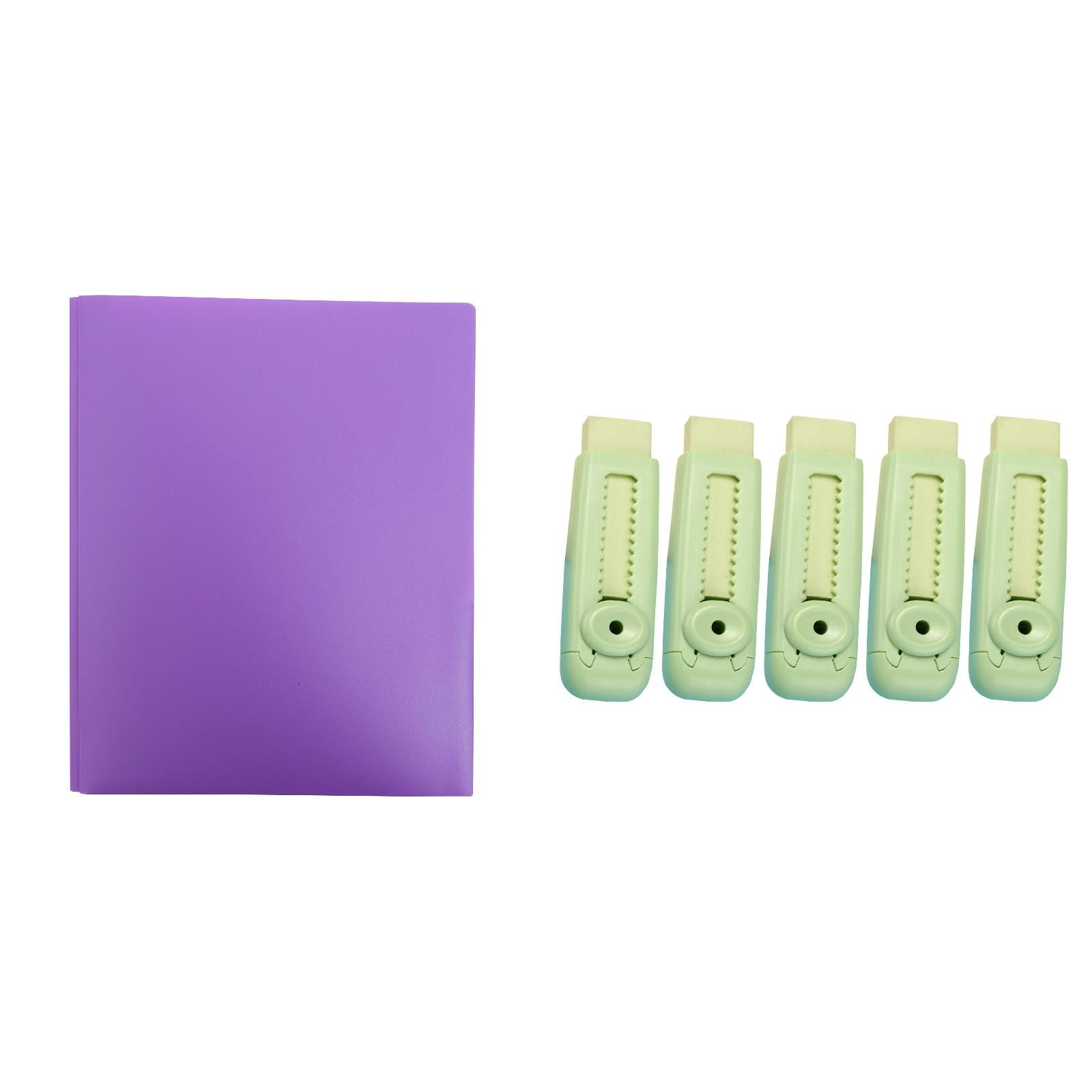 Yhuaoa Plastic Folder With Prongs Plastic Pocket Folders With Prongs ...