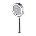 thumbnail image 1 of Yhxmh Easy-Install Shower Head, 9.3x3.8 Inch Polished Silver Rain Showerhead with Twist-On Threads, Durable Rust-Resistant & Universal Fit Detachable Heads for Effortless Bathroom Upgrades, 1 of 5