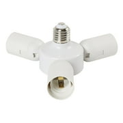 Yi Lighting 3 in 1 Socket Splitter Converter- Uses for E26/E27 Standard Bulbs Base Medium Screw