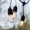 thumbnail image 1 of Yi Lighting 48ft Outdoor String Lights with 15pcs Dimmable Shatterproof LED Bulbs, Weatherproof for Patio Garden Porch Yard Party, 1 of 7