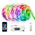 thumbnail image 1 of Yi Lighting 65.6ft Smart RGB Strip Lights, Music-Synced Color Changing with Remote, App Control, 1 of 6