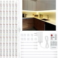 thumbnail image 1 of Yi Lighting LED 6pcs 20" Under Cabinet LED Strip Lighting kits with Remote Control for Kitchen, Desk, Monitor Back, Shelf, 1 of 7