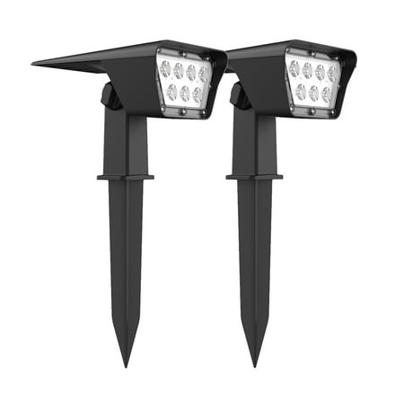 Yi Lighting Solar Pathway Lights Weatherproof for Outdoor Garden Yard Driveway Garage 2700K (Set of 2)