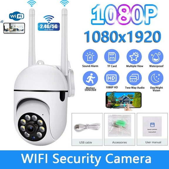 Yi-Lot HD Wireless Security Camera System Outdoor Home 5G Wifi Night Vision Camera