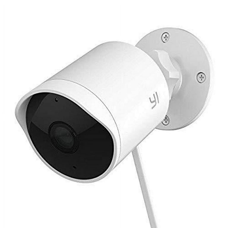 Yi Security Camera Outdoor, 1080p Outside Surveillance Front Door IP Smart  Cam with Waterproof, WiFi, Cloud, Night Vision, Motion Detection Sensor,  Smartphone App, Works with Alexa 