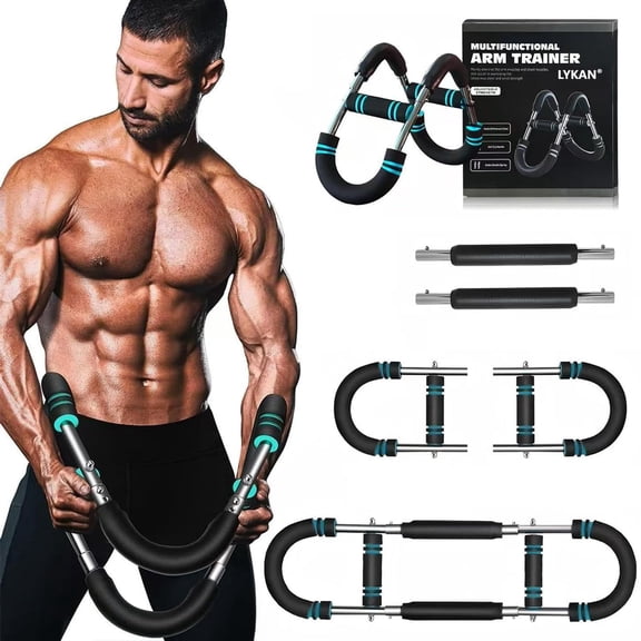 Yi Twister Arm Trainer, 40-100lb Adjustable Chest Workout Equipment, Portable Power Twister Bar, Detachable Design Fitness Anywhere