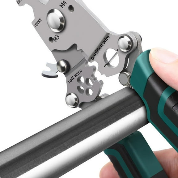 YiBai 18 in 1 Foldable Wire Stripper, New Multifunctional Foldable Wire Stripper, Wire Stripper Crimper Cable Cutter Pliers for Cutting and Pulling Wires Cable Scissors, Wire Stripper Crimping Tool