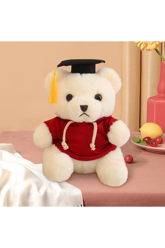 2025 Graduation Decorations, Graduation Decorations 2025, Sweatshirt Graduation Bear Doll Graduation Season Birthday Gift Cute Graduation Bear Toy Gift #.110, Red