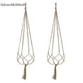 thumbnail image 1 of YiBai 2PCS Plant Hanger Flower Pot Rope Wall Plant Indoor Home Decor(XL), 1 of 8