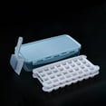 thumbnail image 1 of YiBai Blue Ice Tray Ice Box Ice Cubes Household Ice Maker Refrigerator Freezer Ice Cubes Box -2-layer, 1 of 8