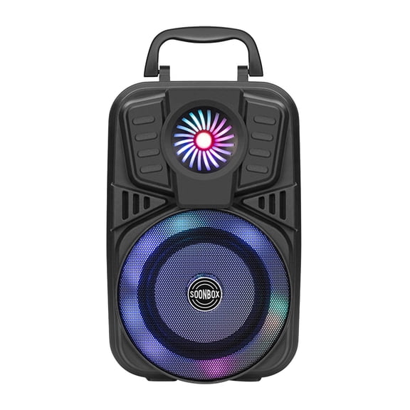 YiBai Bluetooth Speaker USB Card Cool Lantern Dance Outdoor Portable Small Speaker,Black,for Father Dad