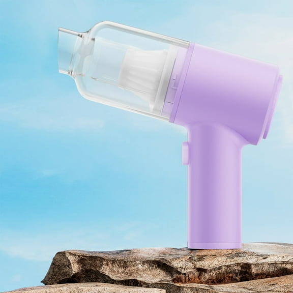YiBai Car Handheld Vacuum Cleaner Household High Power Desktop Vacuum Cleaner Car Portable Small Blow Cleaner Vacuum Cleaner Cleaning Items,for Men Dad,Purple