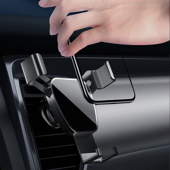 YiBai Car Phone Holder, Auto Accessories, Navigation Bracket, Mobile Cell Phone Mount, Black Natural Interior Decoration