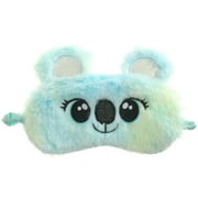 YiBai Cute Sleeping Eye Mask Blindfold Travel Sleep Masks, Green
