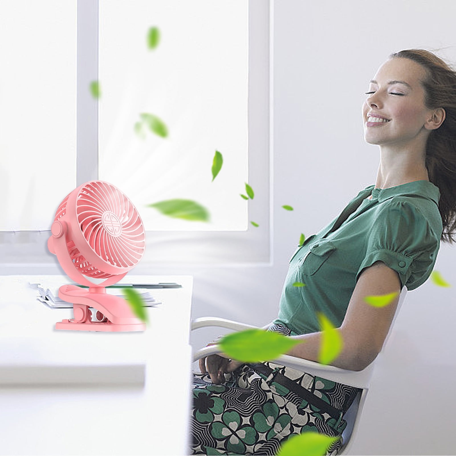 YiBai Fans For Everywhere Powerful Airflow Silent Oscillating Table Fan ...