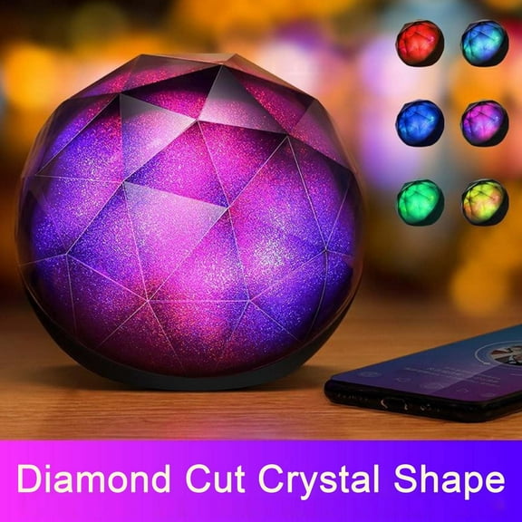 YiBai Home Wireless Bluetooth Speaker Cool RGB Breathing Stereo Desktop Bluetooth Audio,for Father Dad