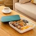 thumbnail image 1 of YiBai Kitchen Storage Organization, Elegant Flower Shaped Snack Organizer With Multiple Compartments And Clear Lid For Dry Fruit And Sweets Great For Families And Parties #.387(Green), 1 of 6