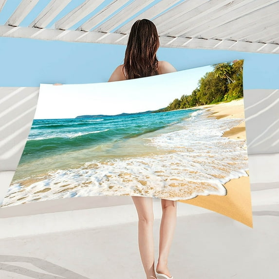 YiBai Lazy Beach Towel Beach Towel Magical Towel,M #N.2068