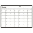 thumbnail image 1 of YiBai Magnetic A3 Monthly Schedule Customized Refrigerator Sticker Erasable Schedule Message Board Soft Whiteboard Pet Writing Board, A, 1 of 1